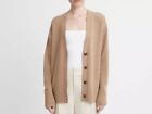 Vince wool and cashmere weekend Cardigan tan women's size XS NWOT