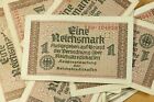 1 REICHSMARK NAZI GERMANY CURRENCY GERMAN BANKNOTE NOTE MONEY BILL SWASTIKA WW2