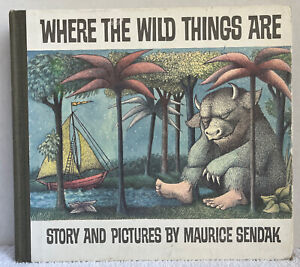 SIGNED -WHERE THE WILD THINGS ARE by Maurice Sendak HB Anniversary Ed Vintage