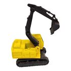 Small Yellow Excavator Metal Plastic Toy Great For Train Set Up Construction