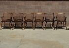 Vintage Leopold Stickley Cherry Wood Windsor Chair - Mid Century Set of 6
