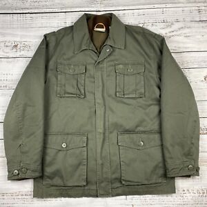 Timberland Stratham Issue Mens Olive Army Green 3 in 1 Jacket Coat Full Zip SZ S