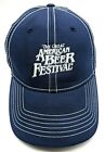 THE GREAT AMERICAN BEER FESTIVAL hat blue adjustable cap