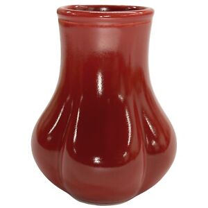 2014 Rookwood Pottery 6101 Gloss Red Clove Vase