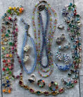 Jewelry Lot 20 Ps Brooch Necklaces Earrings + Multi Set Scarab Sarah Cov Laguna