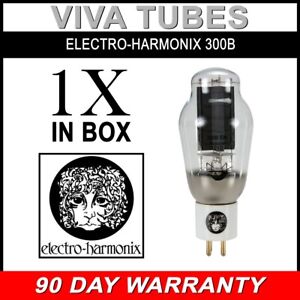 Brand New Current Tested Electro-Harmonix 300B Gold Pins Ceramic Vacuum Tube