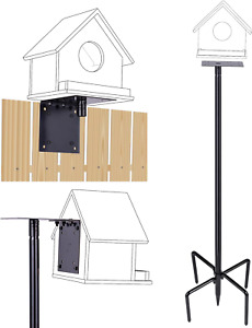 Bird Feeder Pole 109 Inch Heavy Duty Bird House Pole Kit for Outdoors Heavy Duty