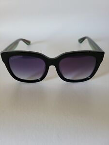 Gucci GG0034SN 002 Unisex Sunglasses - Gradient Black Green/Gray