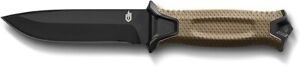 Gerber Gear Strongarm Fixed Blade Knife - Tan - Plain Edge With Sheath NEW!!!!