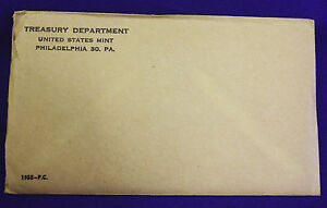 1958 U.S. PROOF SET. The coins are hermetically sealed in original mint cello.