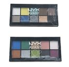 Wholesale LOT 24 NYX Avant Pop Eyeshadow Color Palettes, 2 Different Color Sets