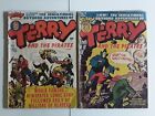 Terry And The Pirates #6 & #9 1947-48 Lower Grade 2 Book Lot Complete