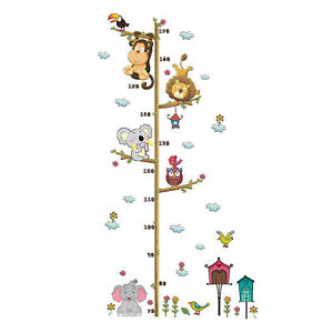 New ListingAnimal Owl Monkey Jungle Tree Kids Wall Stickers Home Decor Mural Decal Nursery