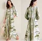 NWT Soft Surroundings Dress Womens Sz Petite XL PXL Melody Green Tie Dye Rayon
