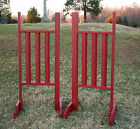 Horse Jumps Vertical Rail Wing Standards 5ft/Pair - Color Choice #221