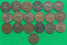 Lot of 19 Different Old British Farthing Coins 1917-1954 Vintage World Foreign