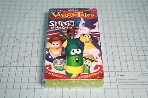 Veggietales Sumo of The Opera 2004 - Factory Sealed - Rare Green VHS Tape