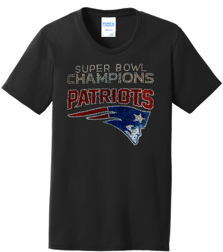 Women's New England Patriots Super bowl Champion Football Ladies T-Shirt Shirt