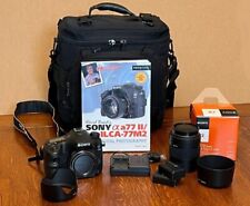 SONY a77 II  24.3MP  Digital SLR Camera + LENSES, MANUAL, PRO BAG