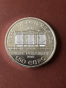 2015 1 oz Austrian Silver Philharmonic Coin (BU) Beautiful From Unopened Rolls