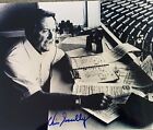VIN SCULLY VOICE OF THE LA/BROOKLYN DODGERS FORD C FRICK AWARD SIGNED 8X10 SALE