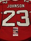 Chris Johnson Autographed/Signed Jersey JSA COA Arizona Cardinals