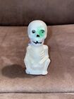 Vintage Skeleton Skull Halloween Plastic Candy Container Seasonal Decorative