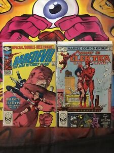 VINTAGE Lot of 2! Marvel DAREDEVIL #181/WHAT IF...? #35 (1982) FRANK MILLER Art!