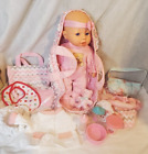 GiGo Baby Doll with Cloth Carrier and Lots of Accessories 15''