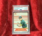 JOSE CANSECO 1987 FLEER HEADLINERS #2 OAKLAND A'S ROOKIE RC PSA 10 🔥 GEM MINT