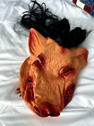 Pig Halloween Mask with Hair