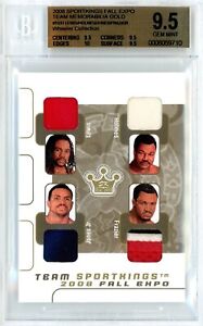 2008 FALL EXPO TEAM SPORTKINGS GOLD 1/1 - LEWIS/HOLMES/JONES JR./FRAZIER BGS 9.5