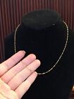Italy 18k yellow gold necklace 16