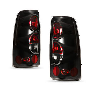 Pair Smoke Tail Lights Brake lamp For 1999-2006 Chevy Silverado 1500 2500 3500 (For: 2000 Chevrolet Silverado 1500)