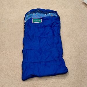 My Twinn 23” Doll Reversible Blue Floral Camping Sleeping Bag Zipper Drawstring