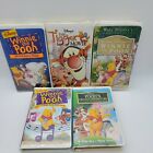 Lot of 5 Vintage Disney Winnie The Pooh VHS Tapes Clamshell