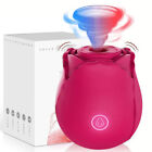 Multispeed-Personal-Massage-Rose-Vibrator-Clit-Nipple-Pump-for-Women-Gift US
