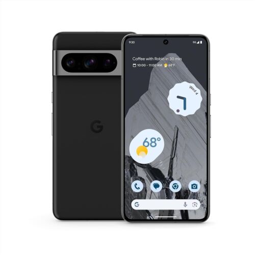 Google Pixel 8 Pro - Unlocked Android Smartphone - Obsidian - 128 GB - New