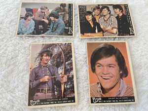 1967-A The Monkees Trading Cards 4 Card LOT # 4  10 31 36  RAYBERT SCREEN GEMS