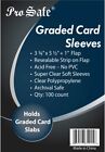 1000 / 1,000 PRO SAFE Graded Card Sleeves Resealable Team Bags. FREE SHIPPING