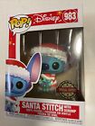 Rare Funko Pop! Disney Santa Stitch w/ Scrump Special Edition Exclusive 983 New
