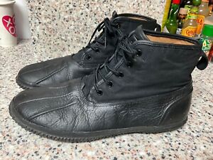 COLE HAAN MENS WATERPROOF LEATHER & TEXTILE LOW BOOTS WINTER SNOW RAIN SIZE 12 M