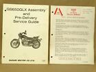Vintage Suzuki 1981 GS650 GLX Set Up Manual Assembly Service Pre Delivery Guide