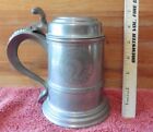 Vintage Pewter Tankard Beer stein Taconic Trap Club Salt Point NY Chief Indian