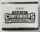 2021-22 Panini Contenders NBA Basketball Cello Fat Pack Box 12 packs