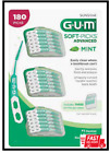 Gum Soft-Picks Advanced Mint, Dental Care Floss, Tooth Picks, 180 Picks