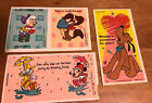 New ListingLot Of 4 Vintage 1980s Disney Valentines Cards Featuring Daisy, Pluto And Minnie
