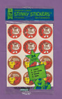 New ListingMATTE Vintage TREND Scratch & Sniff Stinky Stickers COCOA LEAVES CRAB TELEPHONE