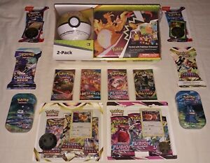 Pokemon Collectors Chest & Pokeball Combo Lot + Mini Tins Promo Packs Plus More
