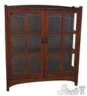 New Listing63850EC: LJ&G STICKLEY Antique Mission Oak 2 Door Bookcase China Cabinet